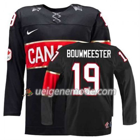 Reebok Dame Eishockey Olympic-Canada Team Trikot Jay Bouwmeester #19 Ausweich Schwarz