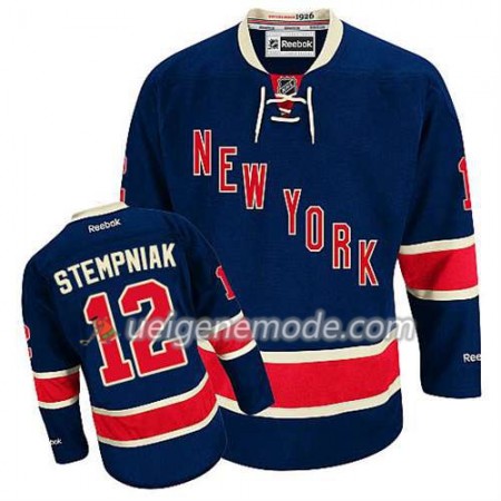 Reebok Herren Eishockey New York Rangers Trikot Lee Stempniak #12 Ausweich Blau