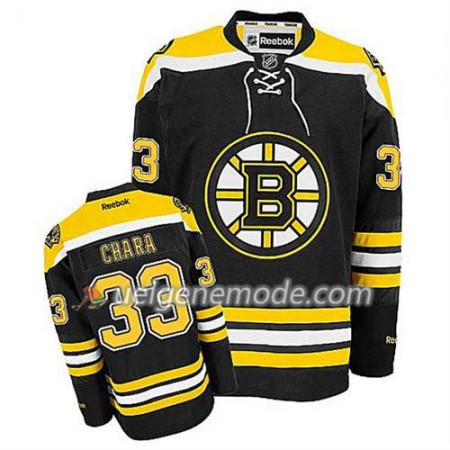 Reebok Herren Eishockey Boston Bruins Trikot Zdeno Chara #33 Heim Schwarz