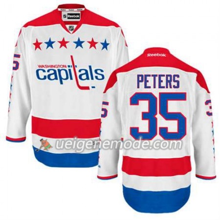 Reebok Herren Eishockey Washington Capitals Trikot Justin Peters #35 Ausweich Weiß