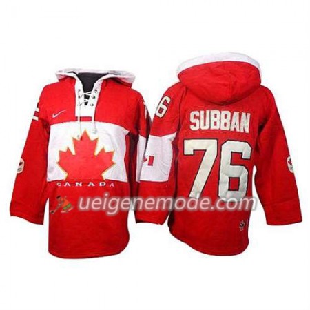 Kinder Eishockey Olympic-Canada Team Trikot P.K Subban #76 Premier Olympic Rot