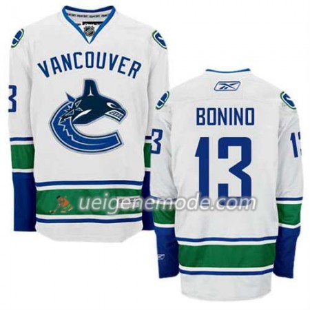 Reebok Herren Eishockey Vancouver Canucks Trikot Nick Bonino #13 Auswärts Weiß