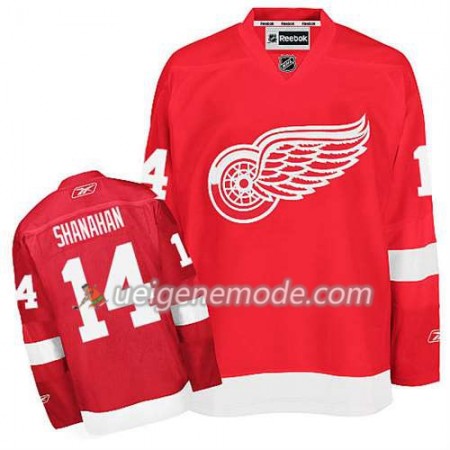 Reebok Herren Eishockey Detroit Red Wings Trikot Brendan Shanahan #14 Heim Rot