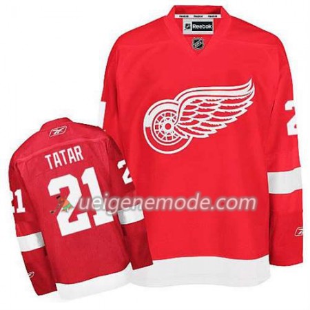 Reebok Herren Eishockey Detroit Red Wings Trikot Tomas Tatar #21 Heim Rot