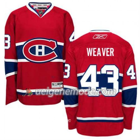 Reebok Herren Eishockey Montreal Canadiens Trikot Mike Weaver #43 Heim Rot