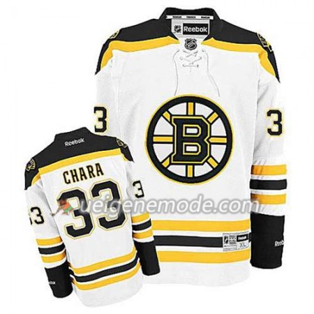 Reebok Herren Eishockey Boston Bruins Trikot Zdeno Chara #33 Auswärts Weiß