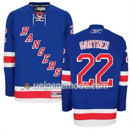 Reebok Herren Eishockey New York Rangers Trikot Mike Gartner #22 Heim Blau