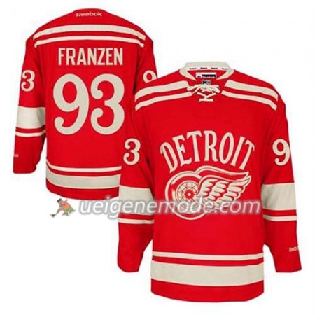 Reebok Herren Eishockey Detroit Red Wings Trikot Johan Franzen #93 2014 Winter Classic Rot