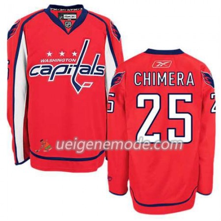 Reebok Herren Eishockey Washington Capitals Trikot Jason Chimera #25 Heim Rot