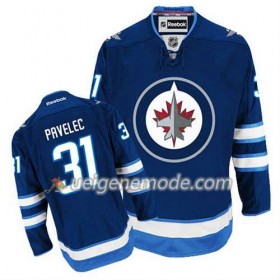 Reebok Herren Eishockey Winnipeg Jets Trikot Ondrej Pavelec #31 Heim Blau