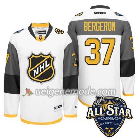 2016 All Star Eishockey Premier-Boston Bruins Trikot Patrice Bergeron #37 Weiß