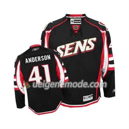 Reebok Herren Eishockey Ottawa Senators Trikot Craig Anderson #41 Ausweich Schwarz