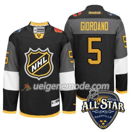 2016 All Star Eishockey Premier-Calgary Flames Trikot Mark Giordano #5 Schwarz