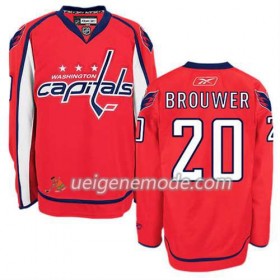 Reebok Herren Eishockey Washington Capitals Trikot Troy Brouwer #20 Heim Rot