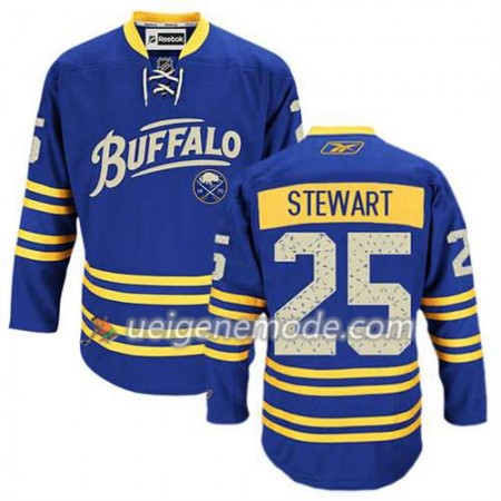 Reebok Herren Eishockey Buffalo Sabres Trikot Chris Stewart #25 Ausweich Blau
