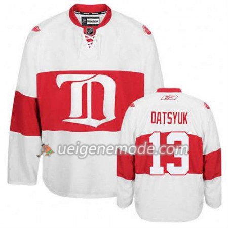 Reebok Herren Eishockey Detroit Red Wings Trikot Pavel Datsyuk #13 Ausweich Rot