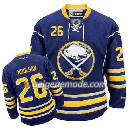 Reebok Herren Eishockey Buffalo Sabres Trikot Matt Moulson #26 Heim Blau