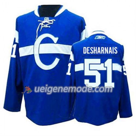 Reebok Herren Eishockey Montreal Canadiens Trikot David Desharnais #51 Ausweich Bleu