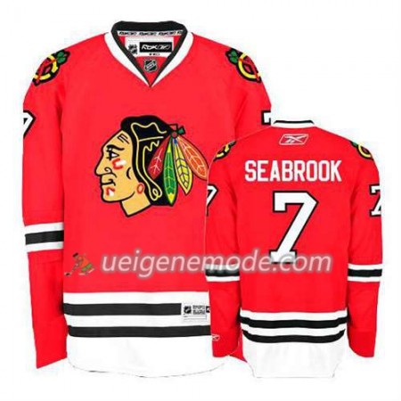 Reebok Herren Eishockey Chicago Blackhawks Trikot Brent Seabrook #7 Heim Rot