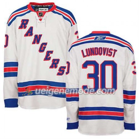 Reebok Herren Eishockey New York Rangers Trikot Henrik Lundqvist #30 Auswärts Weiß
