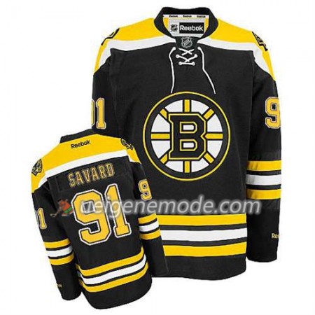 Reebok Herren Eishockey Boston Bruins Trikot Marc Savard #91 Heim Schwarz