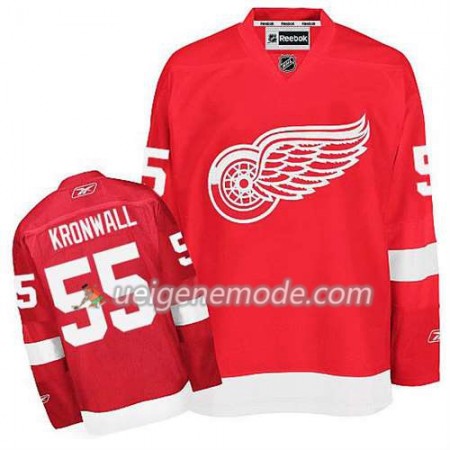 Reebok Herren Eishockey Detroit Red Wings Trikot Niklas Kronwall #55 Heim Rot