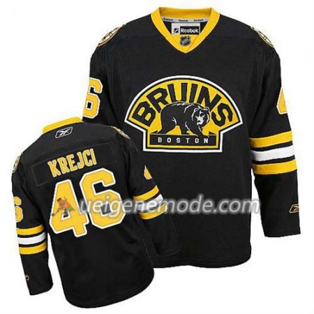Reebok Herren Eishockey Boston Bruins Trikot David Krejci #46 Ausweich Schwarz