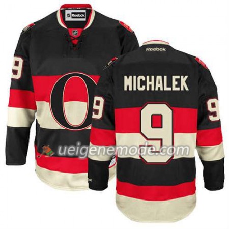 Reebok Herren Eishockey Ottawa Senators Trikot Milan Michalek #9 Nue Ausweich Schwarz