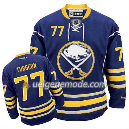 Reebok Herren Eishockey Buffalo Sabres Trikot Pierre Turgeon #77 Heim Blau