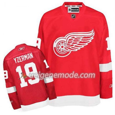 Reebok Herren Eishockey Detroit Red Wings Trikot Steve Yzerman #19 Heim Rot