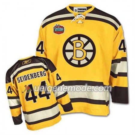 Reebok Herren Eishockey Boston Bruins Trikot Dennis Seidenberg #44 Winter Classic Gold