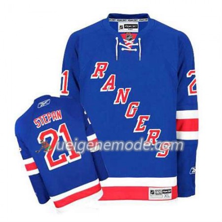 Reebok Herren Eishockey New York Rangers Trikot Derek Stepan #21 Heim Blau