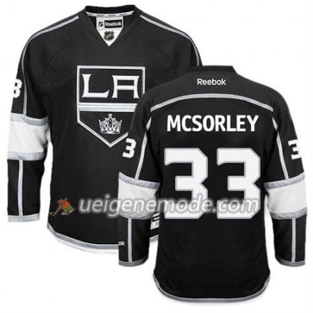 Reebok Herren Eishockey Los Angeles Kings Trikot Marty Mcsorley #33 Heim Schwarz