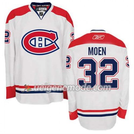 Reebok Herren Eishockey Montreal Canadiens Trikot Travis Moen #32 Auswärts Weiß