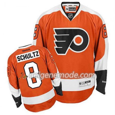 Reebok Herren Eishockey Philadelphia Flyers Trikot Dave Schultz #8 Heim Goldange