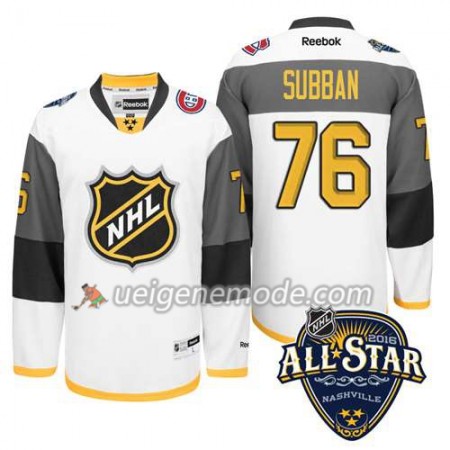 2016 All Star Eishockey Premier-Montreal Canadiens Trikot P.K. Subban #76 Weiß