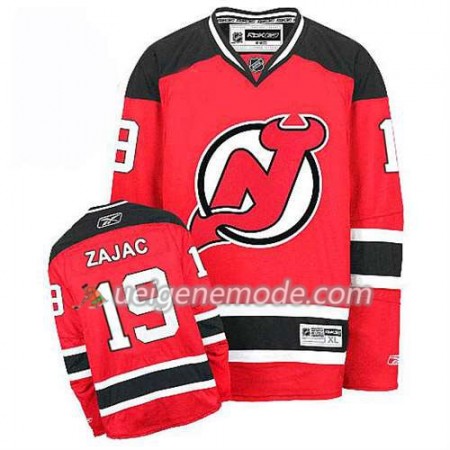 Reebok Herren Eishockey New Jersey Devils Trikot Travis Zajac #19 Heim Rot