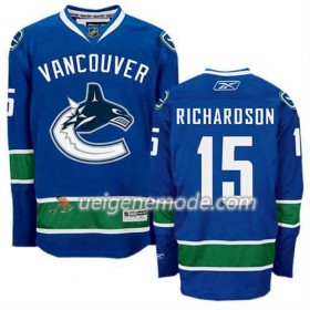 Reebok Herren Eishockey Vancouver Canucks Trikot Brad Richardson #15 Heim Blau