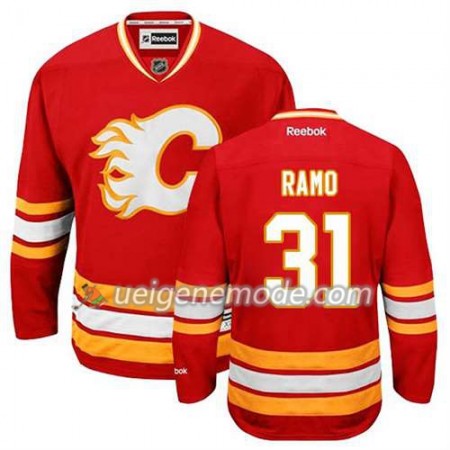 Reebok Herren Eishockey Calgary Flames Trikot Karri Ramo #31 Ausweich Rot