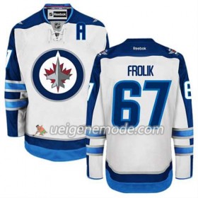 Reebok Herren Eishockey Winnipeg Jets Trikot Michael Frolik #67 Auswärts Weiß