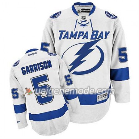Reebok Herren Eishockey Tampa Bay Lightning Trikot Jason Garrison #5 Auswärts Weiß