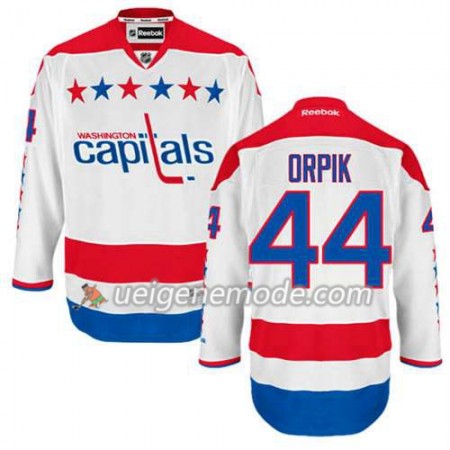 Reebok Herren Eishockey Washington Capitals Trikot Brooks Orpik #44 Ausweich Weiß