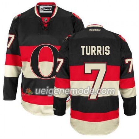 Reebok Herren Eishockey Ottawa Senators Trikot Kyle Turris #7 Nue Ausweich Schwarz
