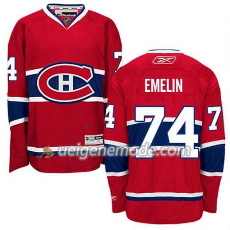 Reebok Herren Eishockey Montreal Canadiens Trikot Alexei Emelin #74 Heim Rot