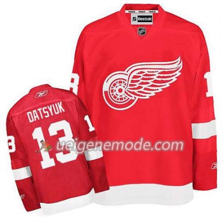 Reebok Herren Eishockey Detroit Red Wings Trikot Pavel Datsyuk #13 Heim Rot