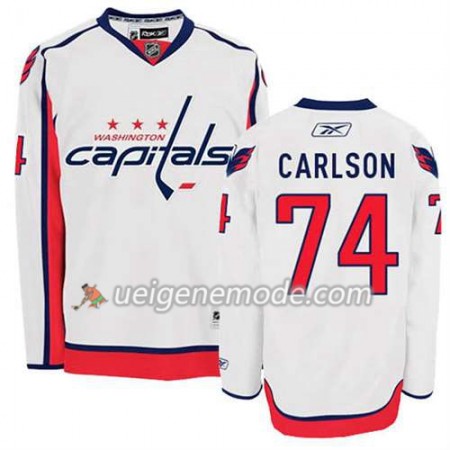 Reebok Herren Eishockey Washington Capitals Trikot John Carlson #74 Auswärts Weiß