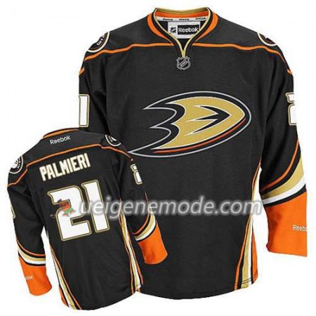 Reebok Herren Eishockey Anaheim Ducks Trikot Kyle Palmieri #21 Ausweich Schwarz