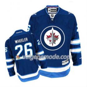 Reebok Herren Eishockey Winnipeg Jets Trikot Blake Wheeler #26 Heim Blau