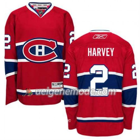 Reebok Herren Eishockey Montreal Canadiens Trikot Doug Harvey #2 Heim Rot