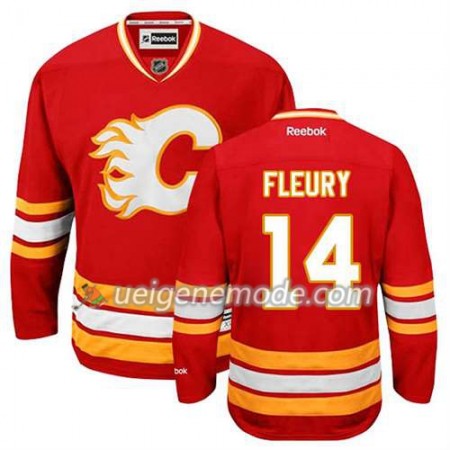 Reebok Herren Eishockey Calgary Flames Trikot Theoren Fleury #14 Ausweich Rot